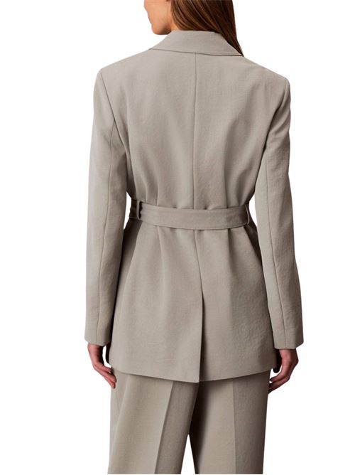 Blazer in twill con cintura Calvin Klein | LV044F405GPEZ